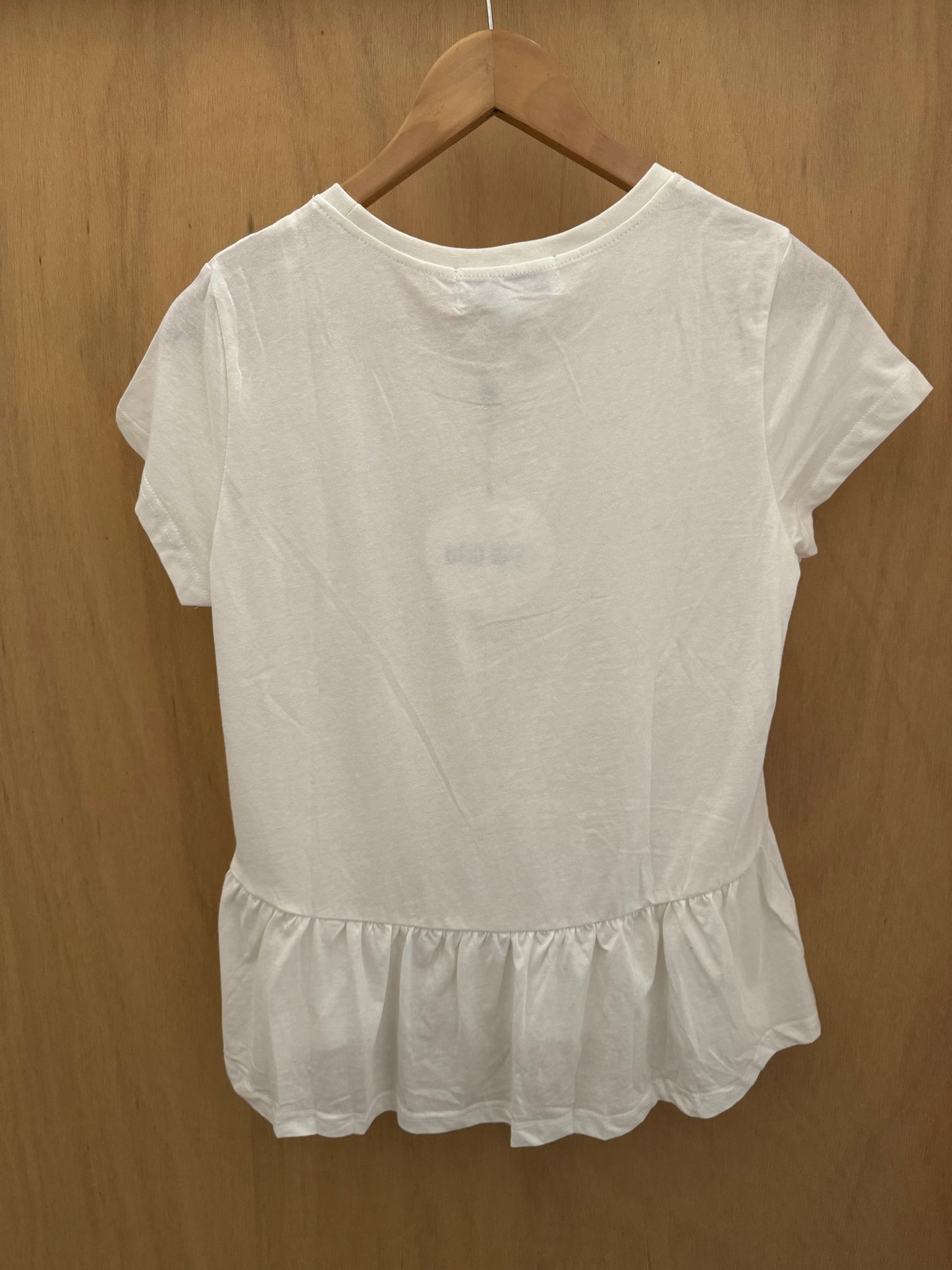 Madison Square Frill Tee White