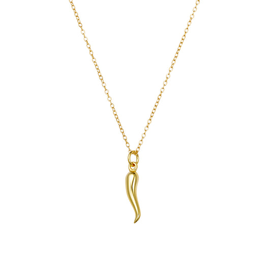 Cornicello Horn Pendant Necklace