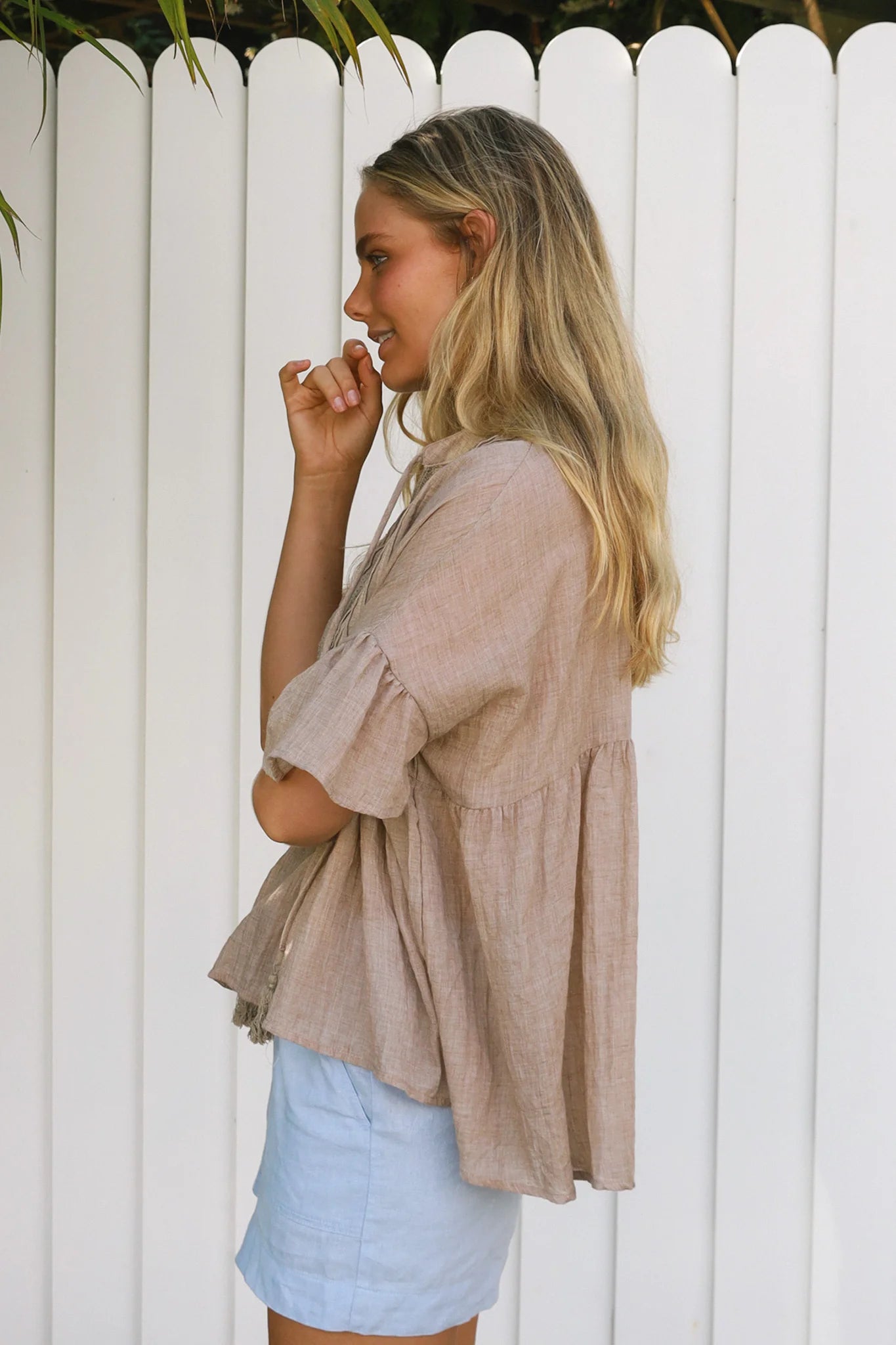 Flow Top Khaki