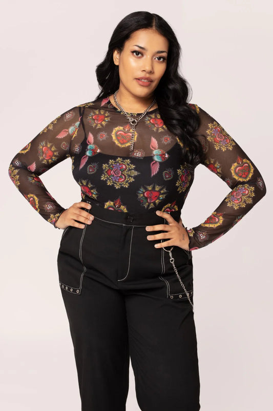 Hot Property Amias Mesh Top