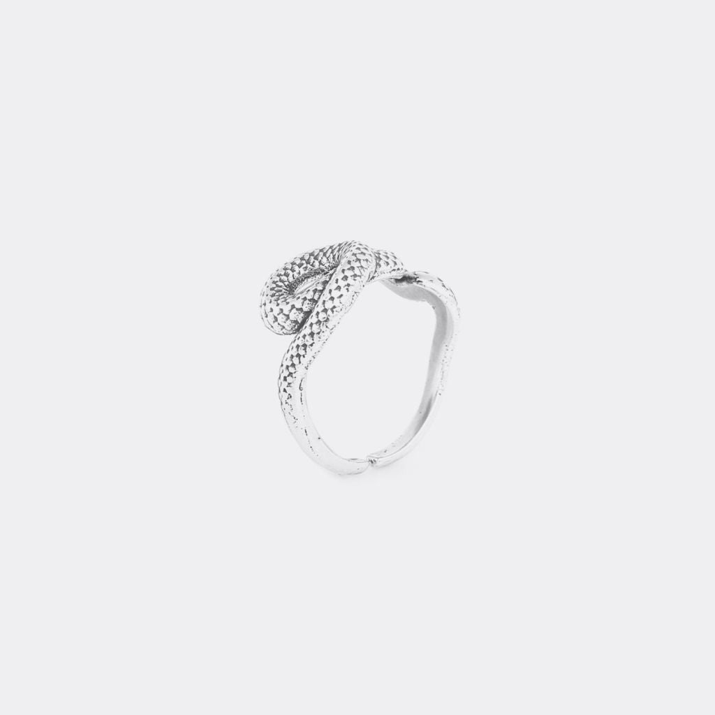 Ori Tao - Venin Snake Ajustable Ring (argenté)