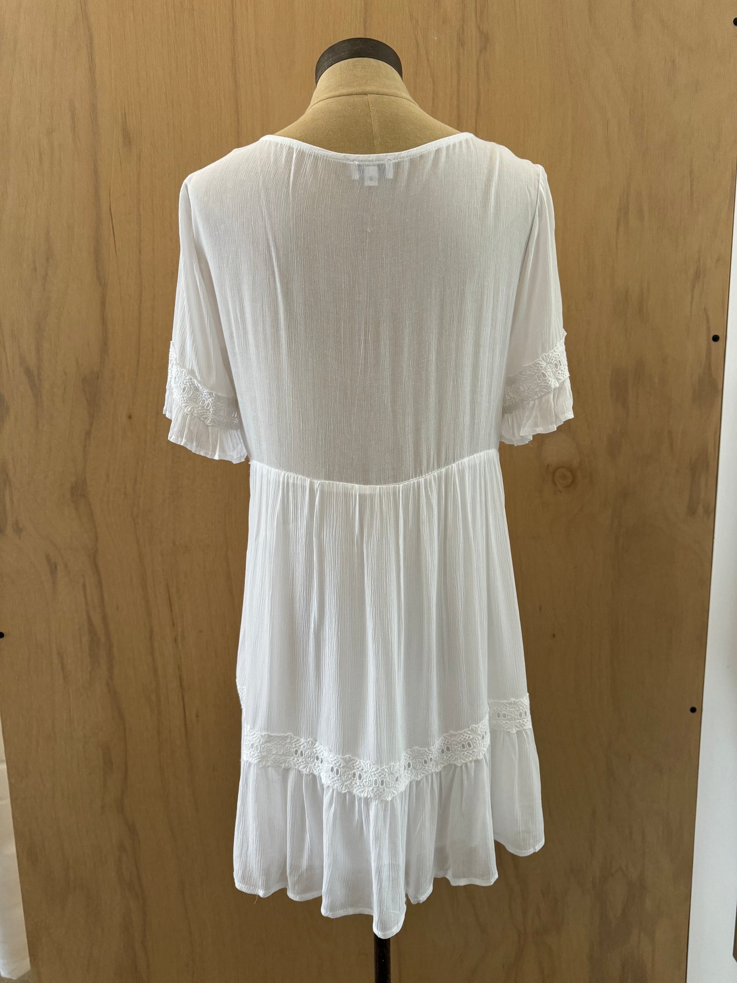 Aliana Boho White Dress