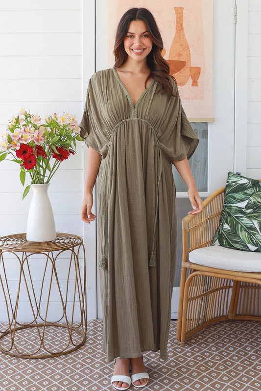 Eden Dress Khaki