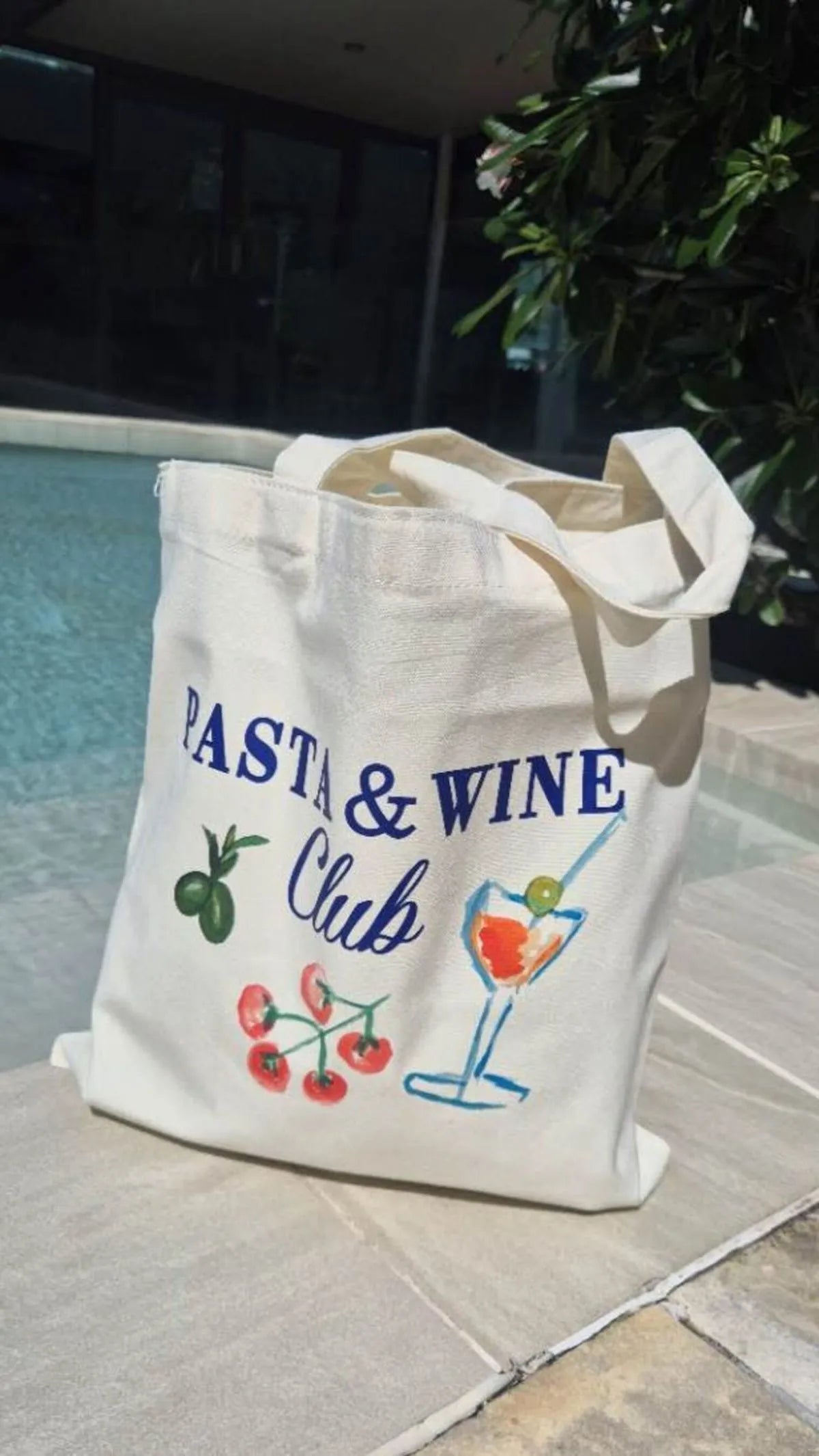 Melci Studio - Pasta & Wine Club Tote Bag