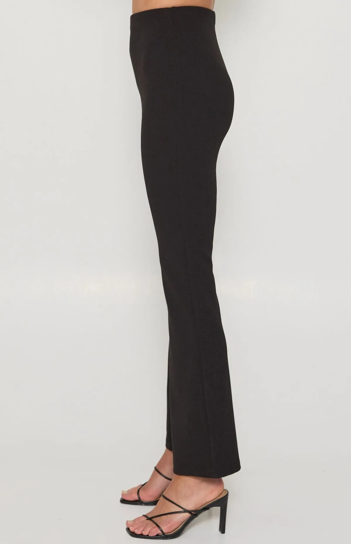 Stretch High Waisted Flare Pants